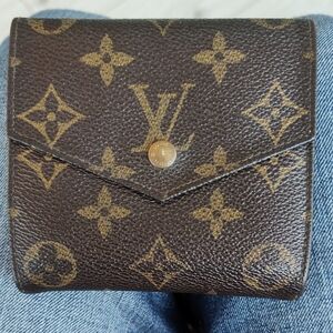 Vintage Louis Vuitton Monogram Doubled Sided Wallet